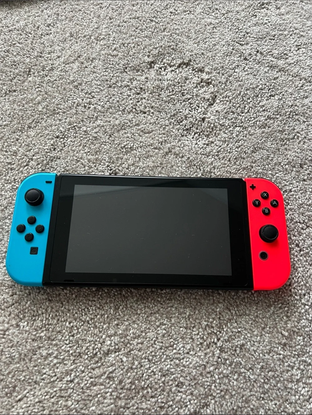 Nintendo Switch with Neon Blue & Neon Red Joy-con